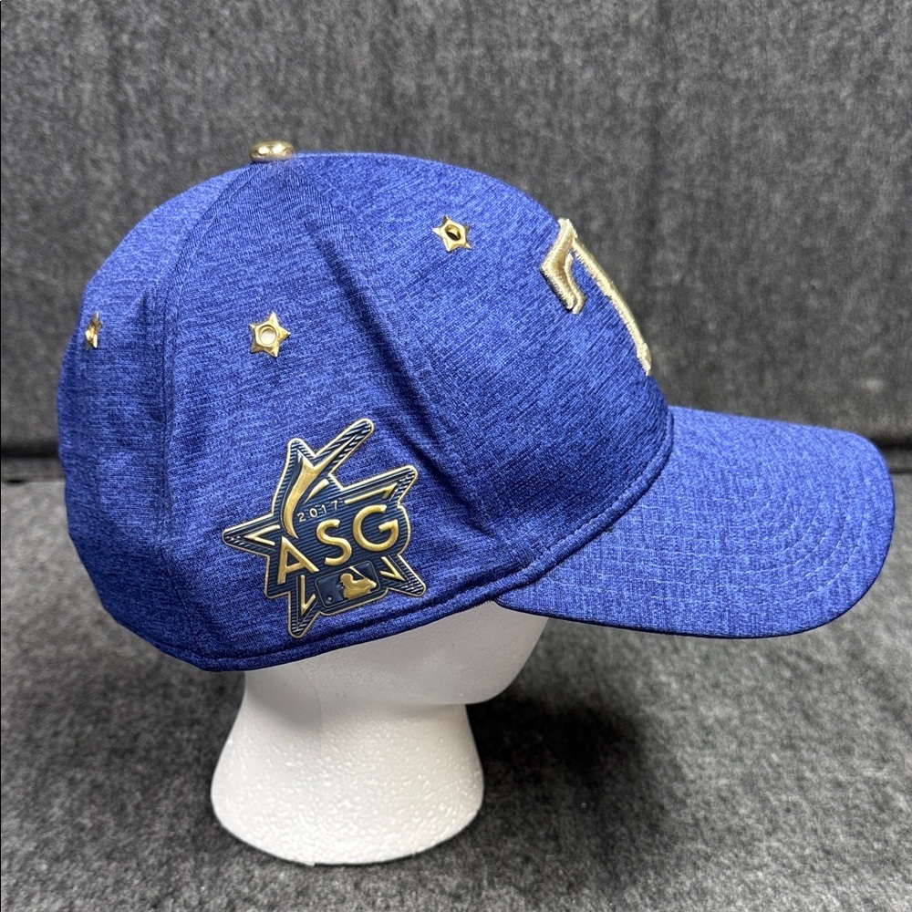 2017 ASG Texas Rangers New Era Blue and Gold Cap - Picture 2 of 6